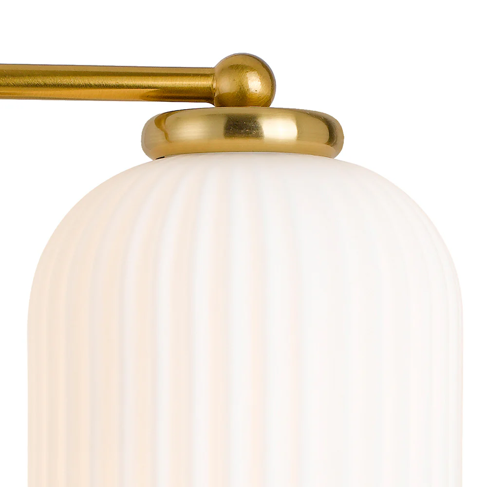 Telbix Lark Table Lamp Aged Gold Opal Matt - Image 4