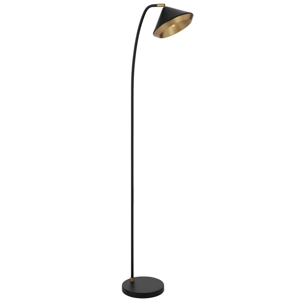 Telbix Larson Floor Lamp Black