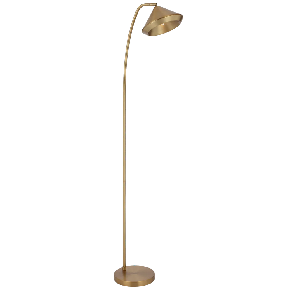 Telbix Larson Floor Lamp Brass - Image 8