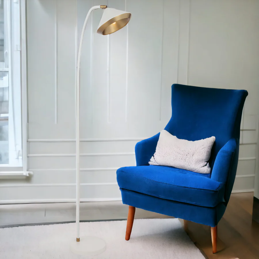 Telbix Larson Floor Lamp White - Image 2