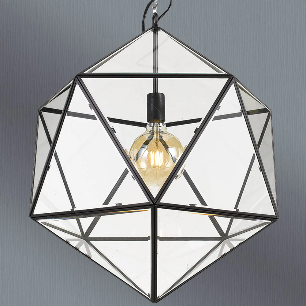 Telbix Lazlo 50 Pendant Solid Brass Black - Image 2