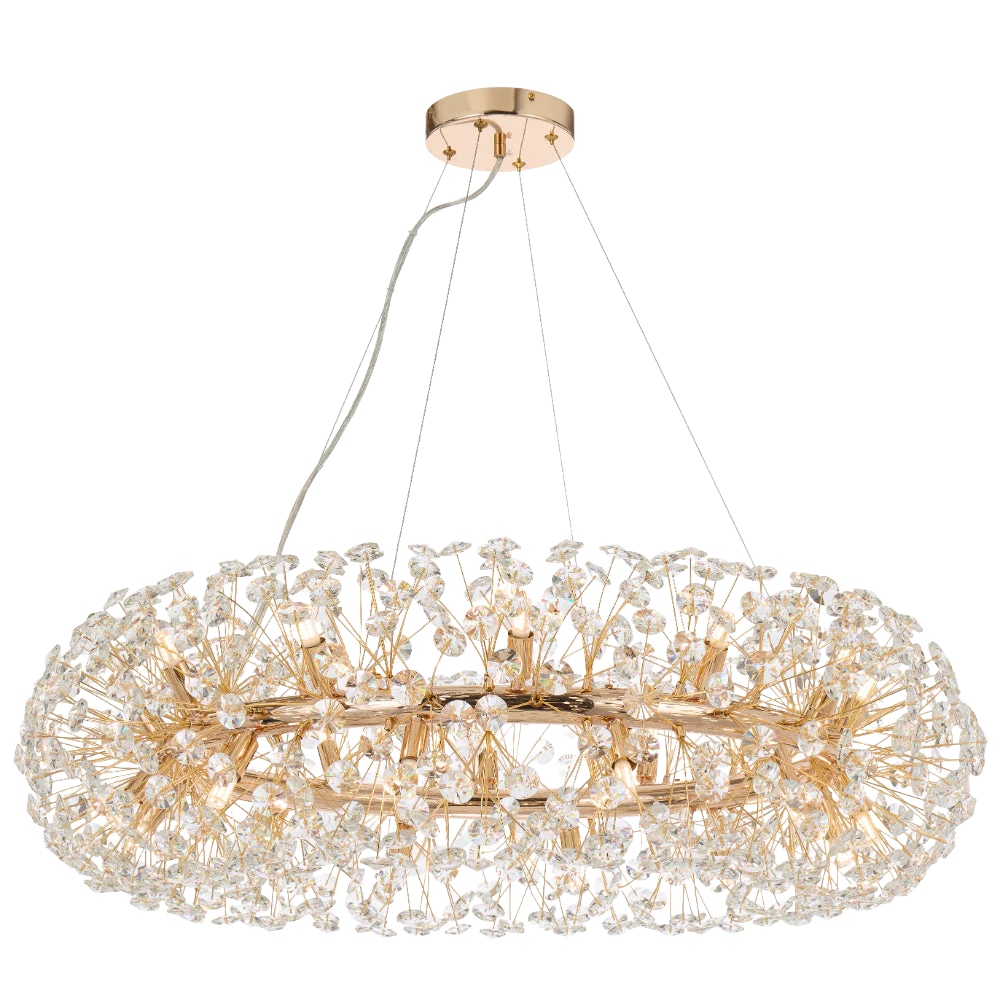 Telbix Lerida 24 Light Pendant Gold