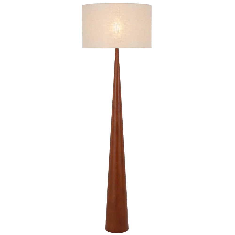 Telbix Lovisa Floor Lamp Walnut