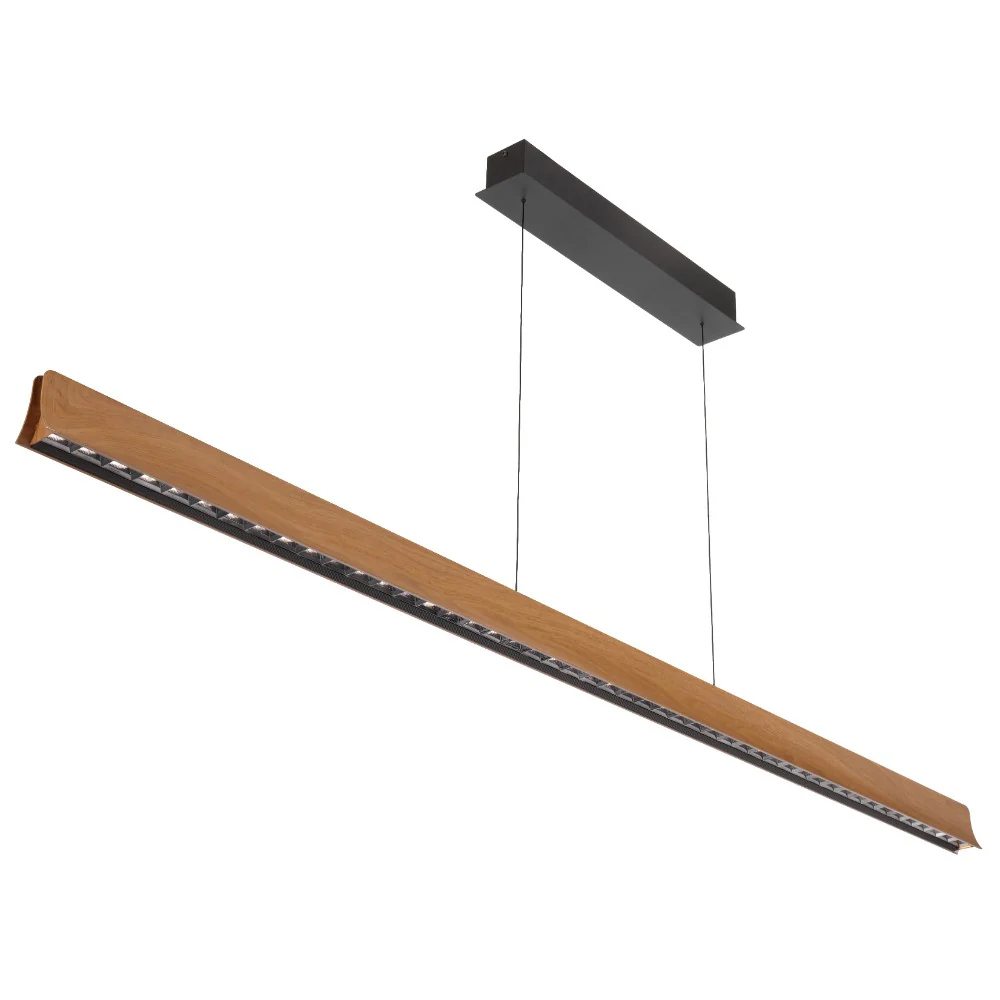 Telbix Lucid 180cm Pendant Wood - Image 5