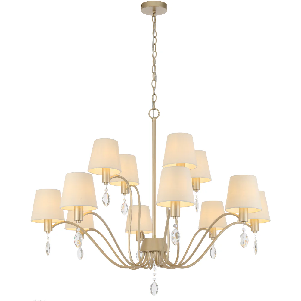 Telbix Malvern 12 Light Pendant Antique Silver - Image 5