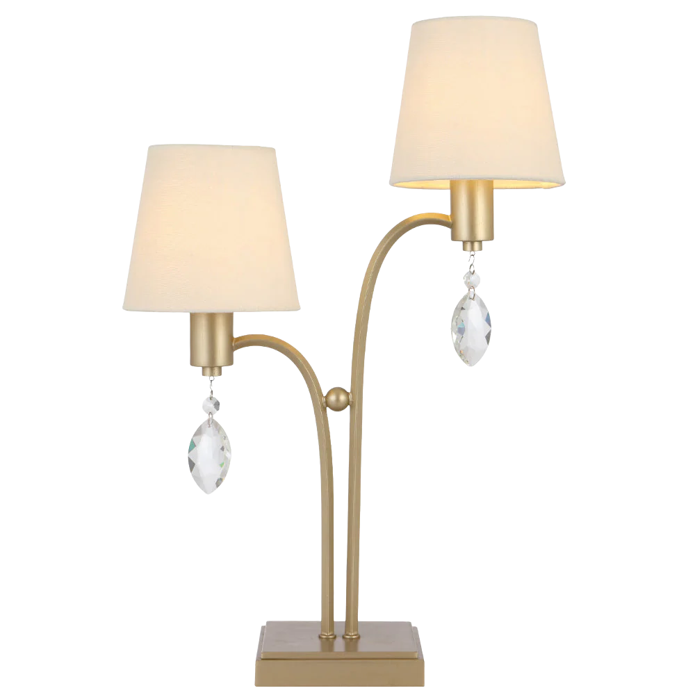 Telbix Malvern 2 Light Table Lamp Antique Silver - Image 7