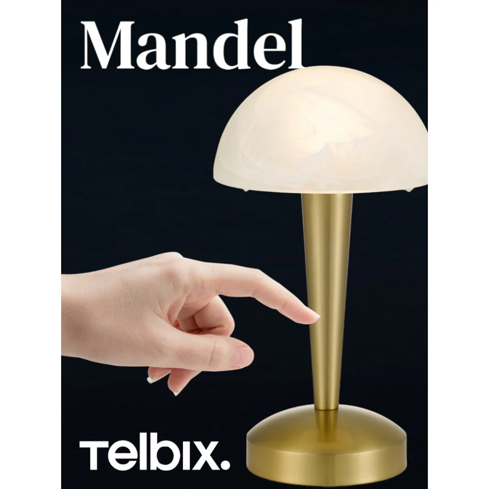 Telbix Mandel Touch Table Lamp Antique Gold - Image 4