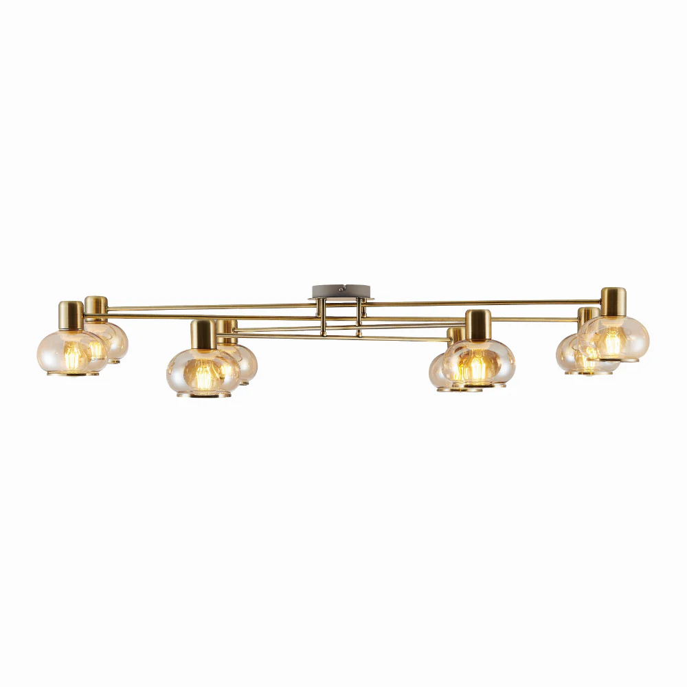 Telbix Marbell 8 Light CTC Antique Brass - Image 4