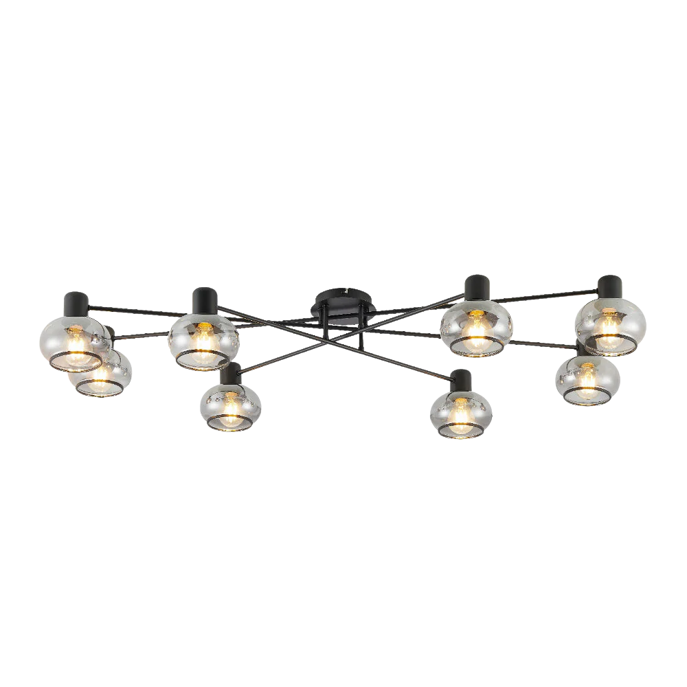 Telbix Marbell 8 Light CTC Black - Image 3