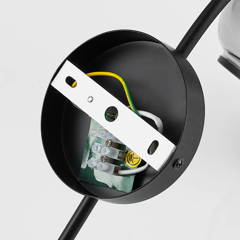 Telbix Marbell Wall Light Black - Image 6