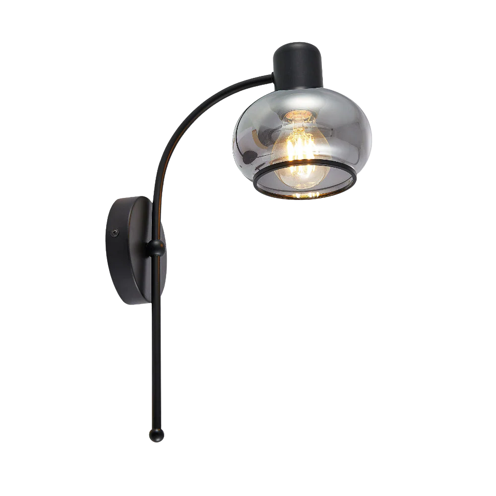 Telbix Marbell Wall Light Black - Image 8