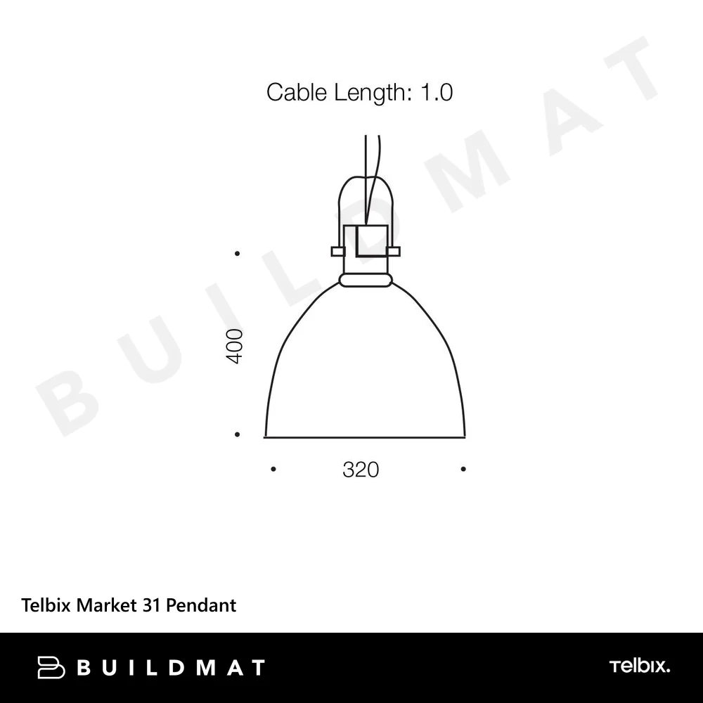 Telbix Market 31 Pendant Chrome - Image 5