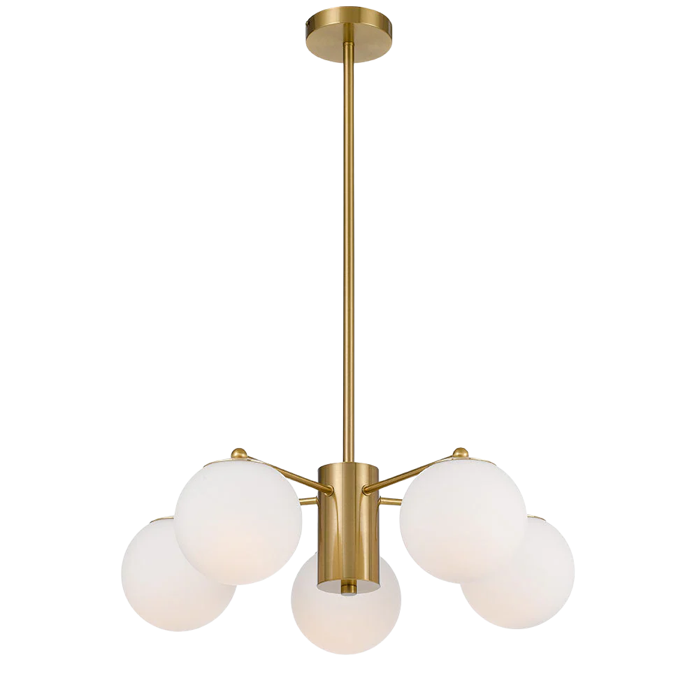 Telbix Marsten 5 Lights Pendant Antique Gold - Image 5