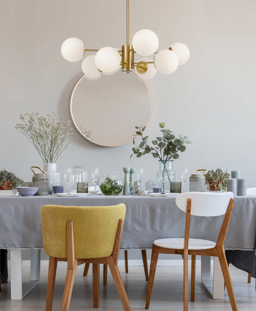 Telbix Marsten 8 Lights Pendant Antique Gold - Image 2