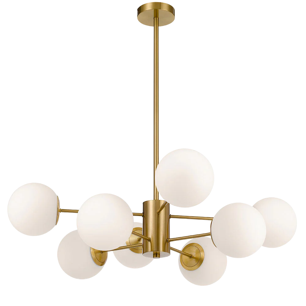 Telbix Marsten 8 Lights Pendant Antique Gold - Image 3