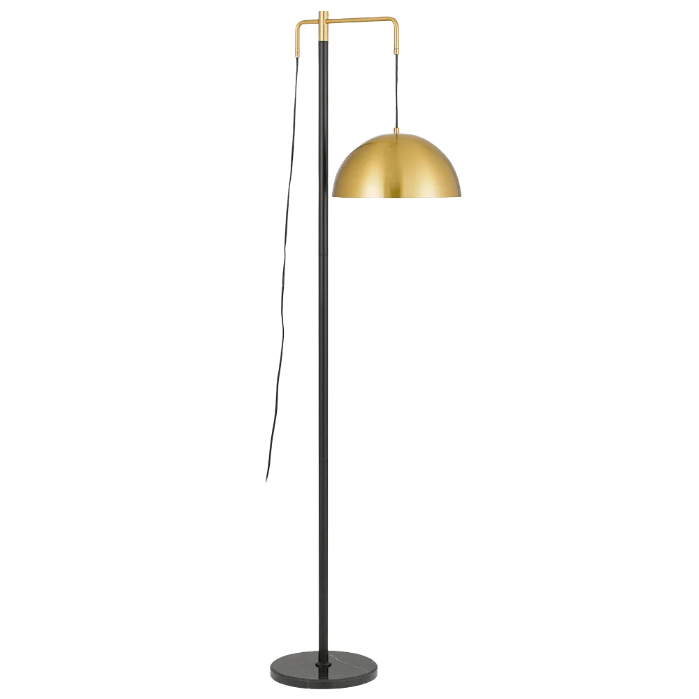 Telbix Marthos Floor Lamp Black Antique Gold - Image 3