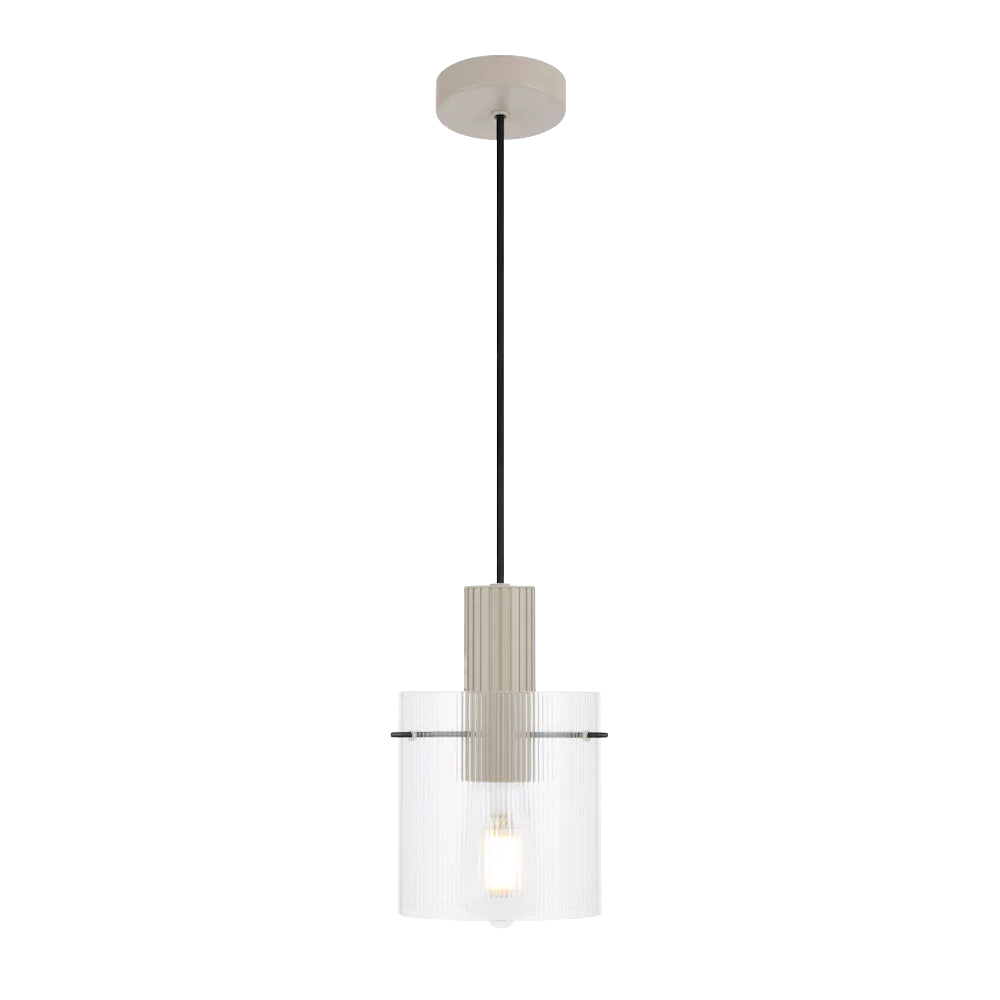 Telbix Mika 14cm Pendant Grey