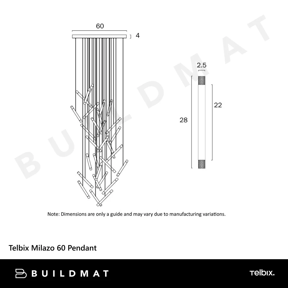 Telbix Milazo 60 Pendant Gold - Image 7