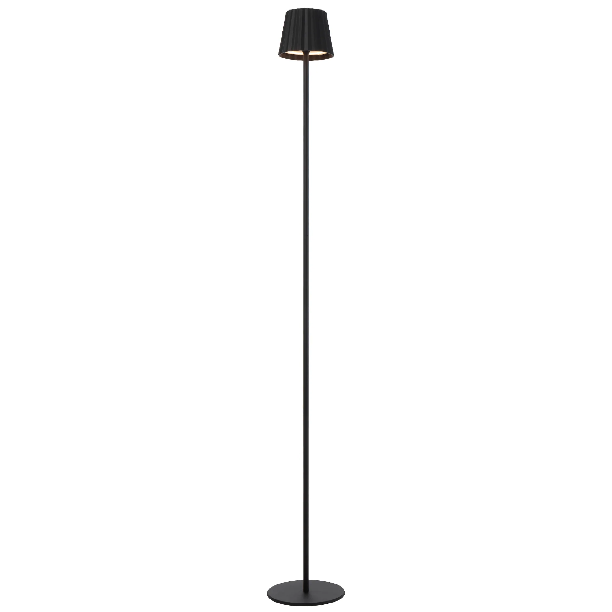 Telbix Mindy Rechargeable Floor Lamp Black - Image 4