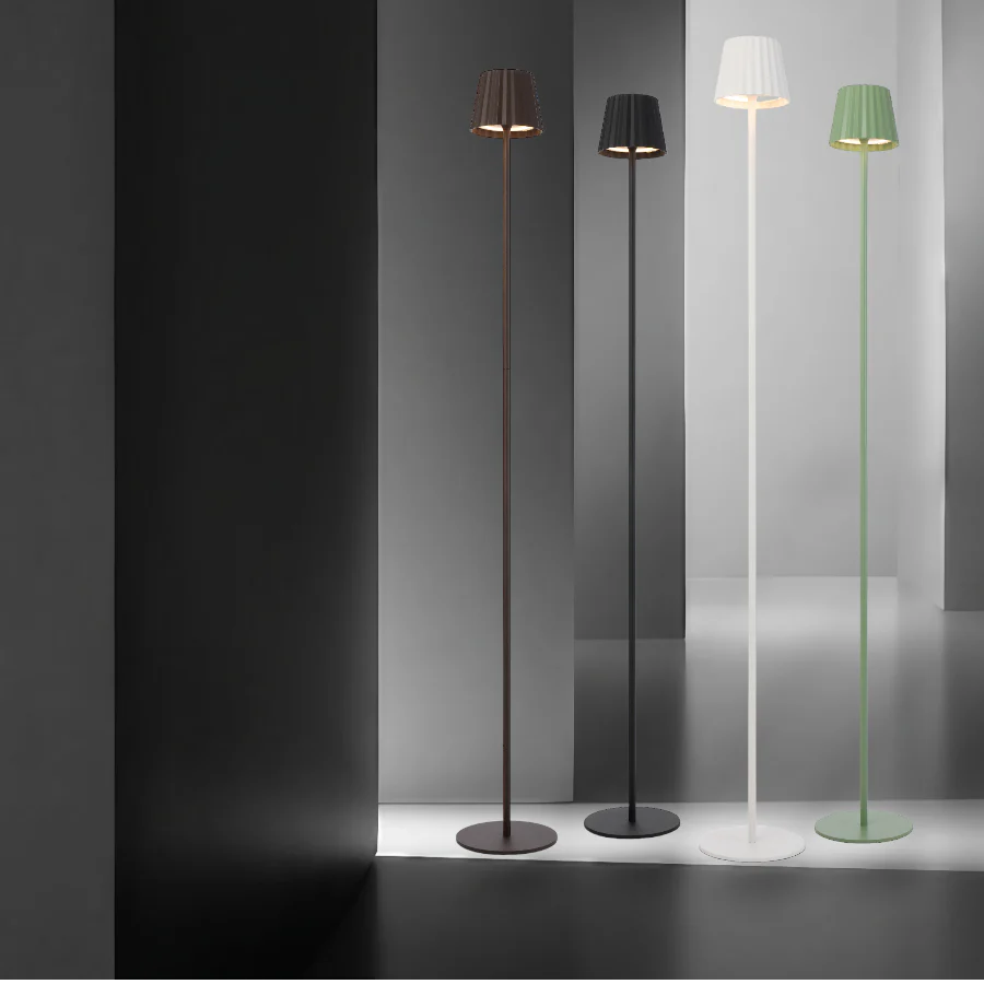 Telbix Mindy Rechargeable Floor Lamp Green - Image 2