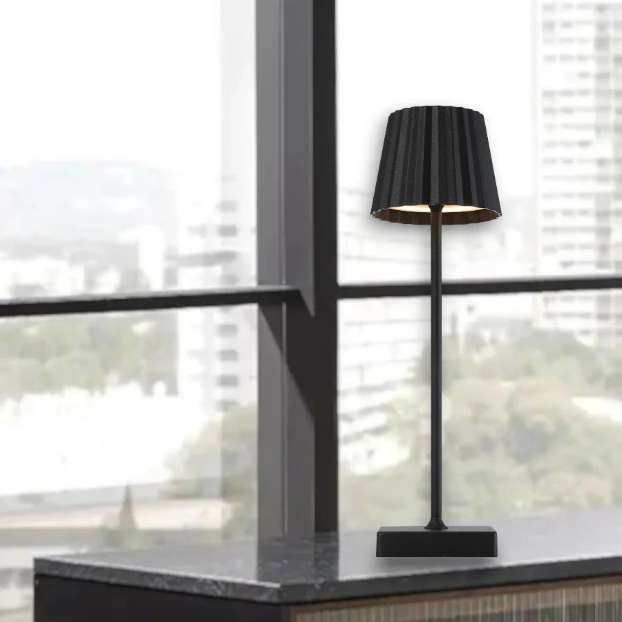 Telbix Mindy Rechargeable Table Lamp Brown - Image 4