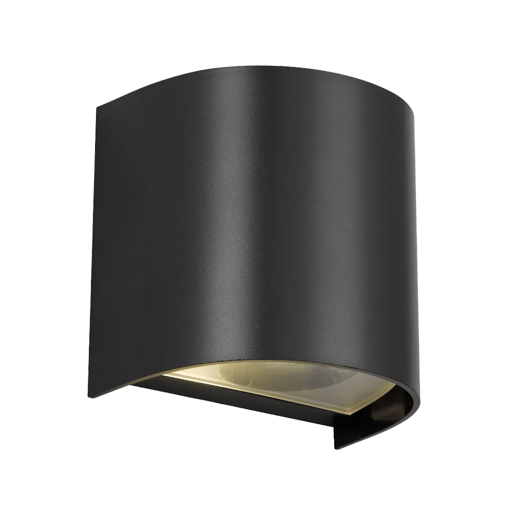 Telbix Miro 1 Exterior Wall Light Black