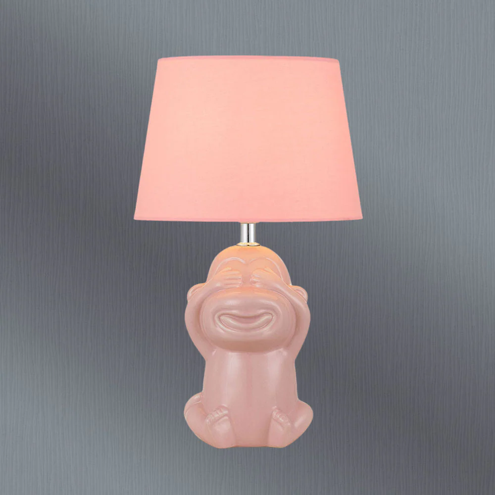 Telbix Misaru Ceramic Table Lamp Pink - Image 2