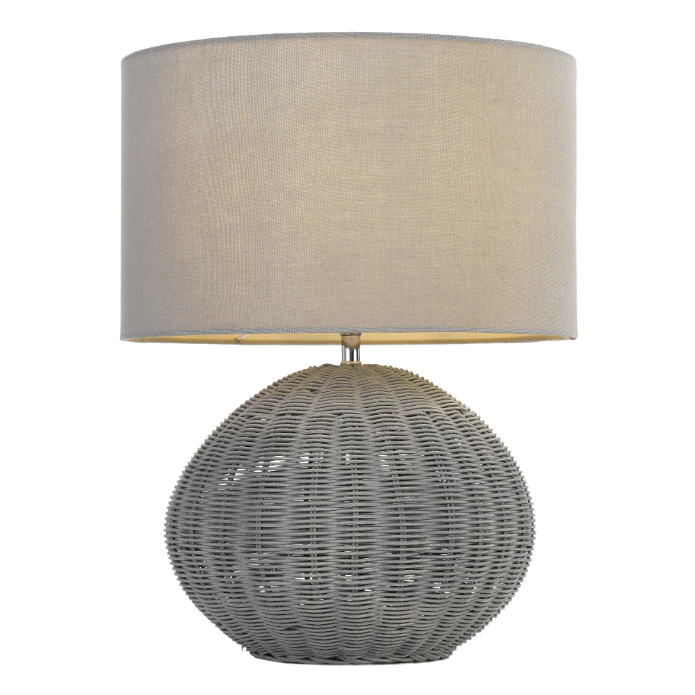 Telbix Mohan 38 Table Lamp Grey - Image 3