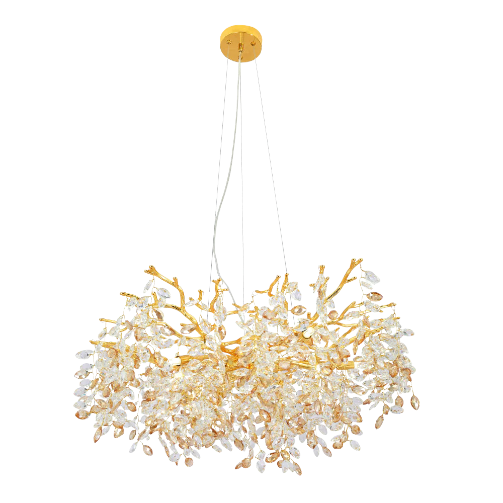 Telbix Molena 10 Light Pendant Gold - Image 3