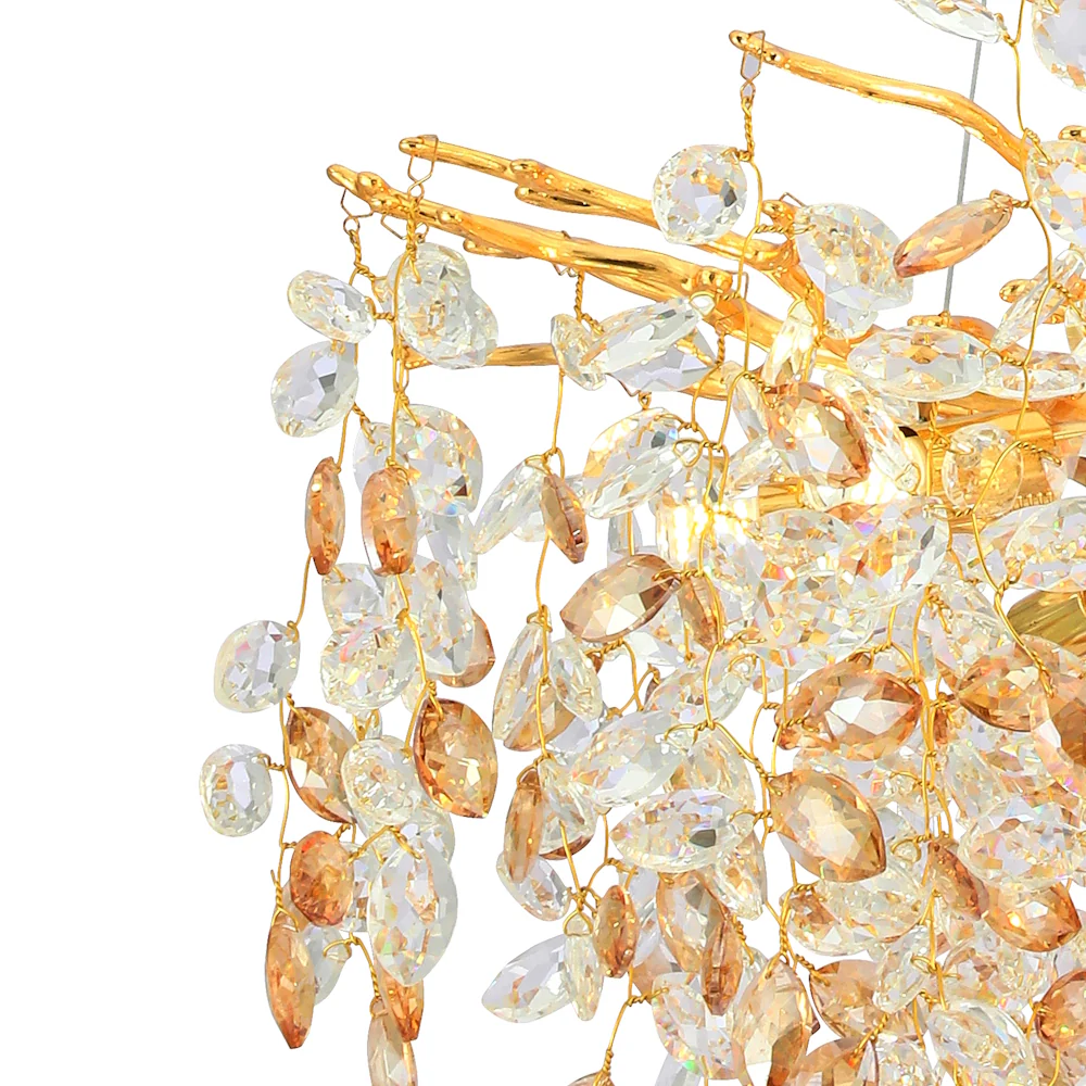 Telbix Molena 8 Light Pendant Gold - Image 2