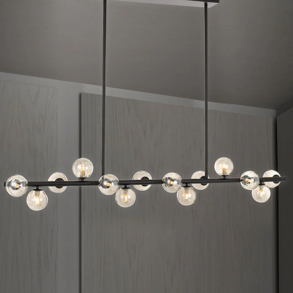 Telbix Moran 14 Lights Pendant Black Smoke - Image 2
