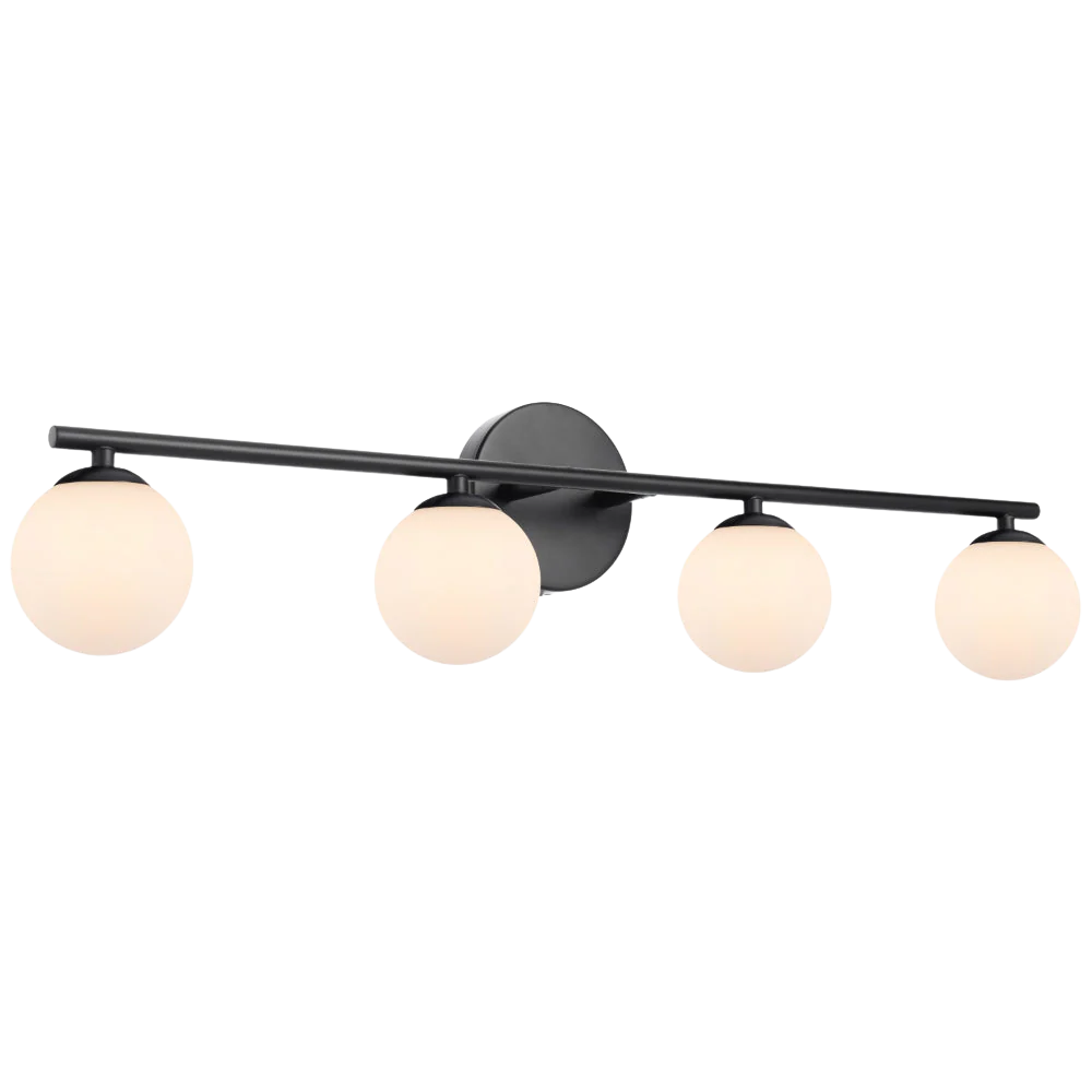 Telbix Moran 4 Lights Wall Light Black