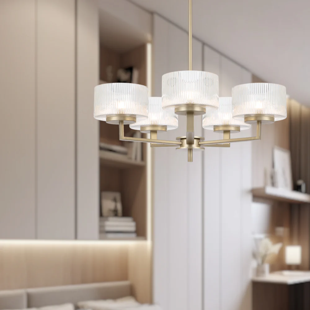 Telbix Moreno 5 Light Pendant Antique Silver - Image 2