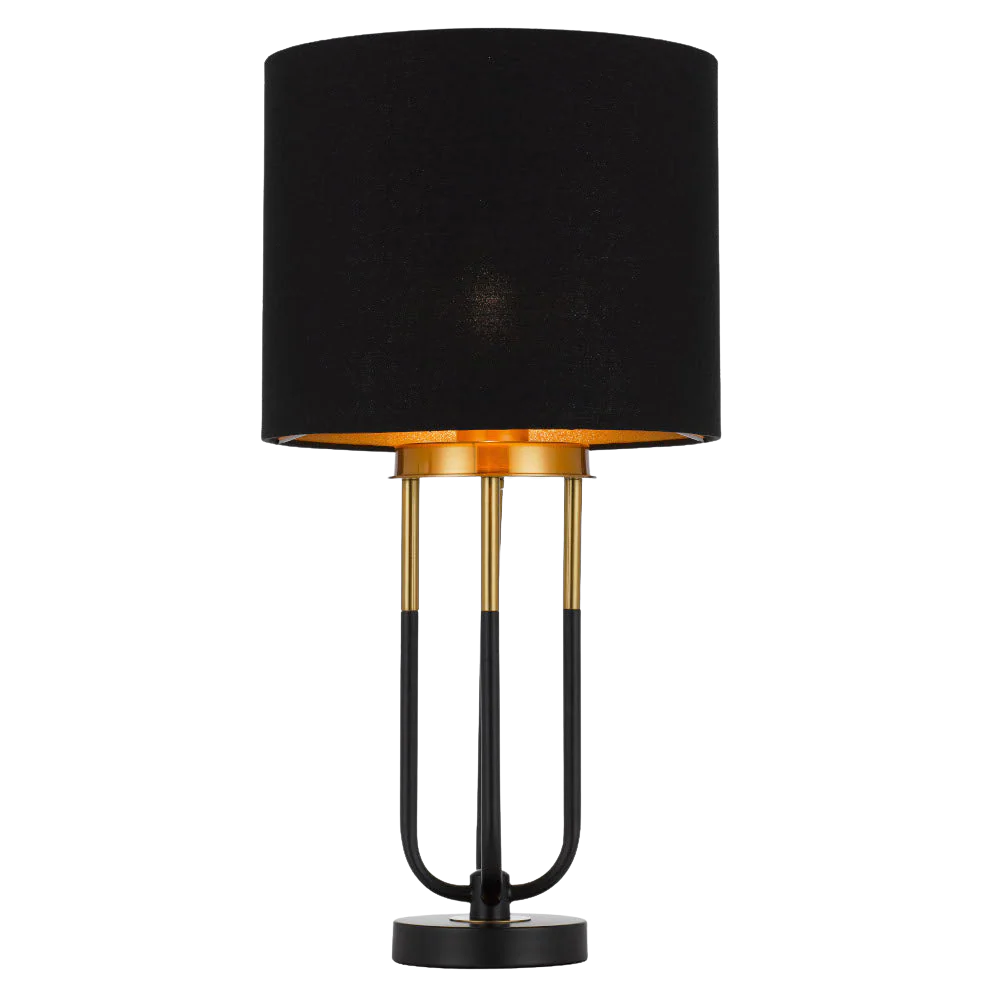 Telbix Negas Table Lamp Black Antique Gold - Image 3