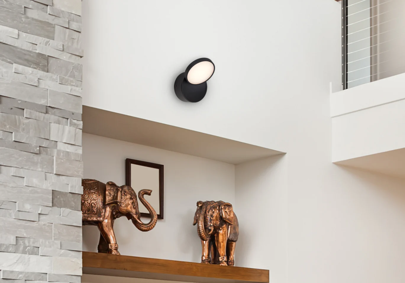 Telbix Netra Tilt Surface Led Downlight 3CCT Black - Image 4