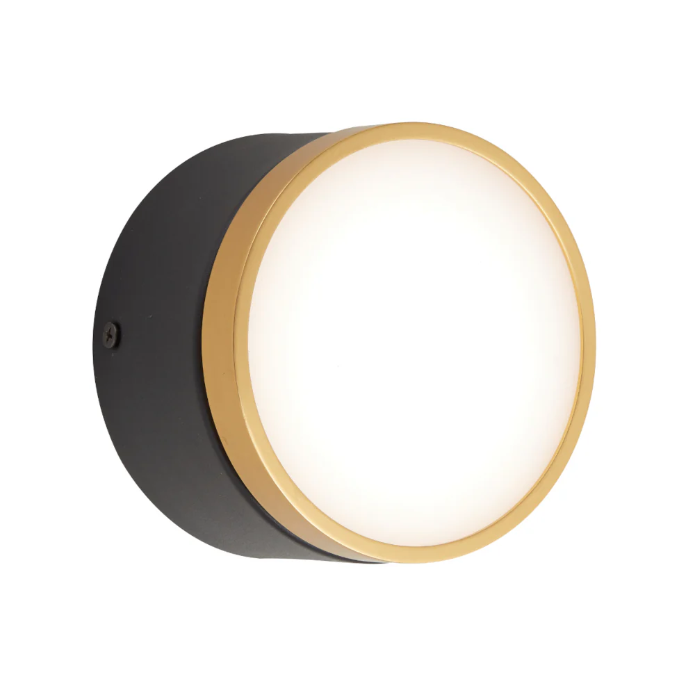 Telbix Netra Tilt Surface Led Downlight 3CCT Black Gold - Image 5