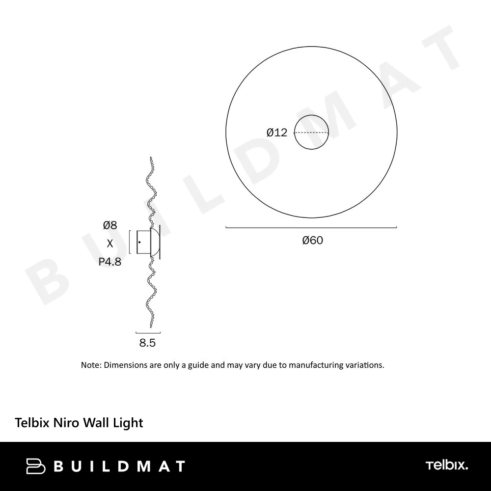 Telbix Niro Wall Light Green - Image 6