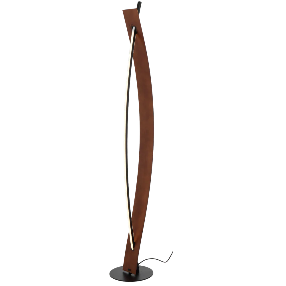 Telbix Norse Floor Lamp Walnut - Image 3