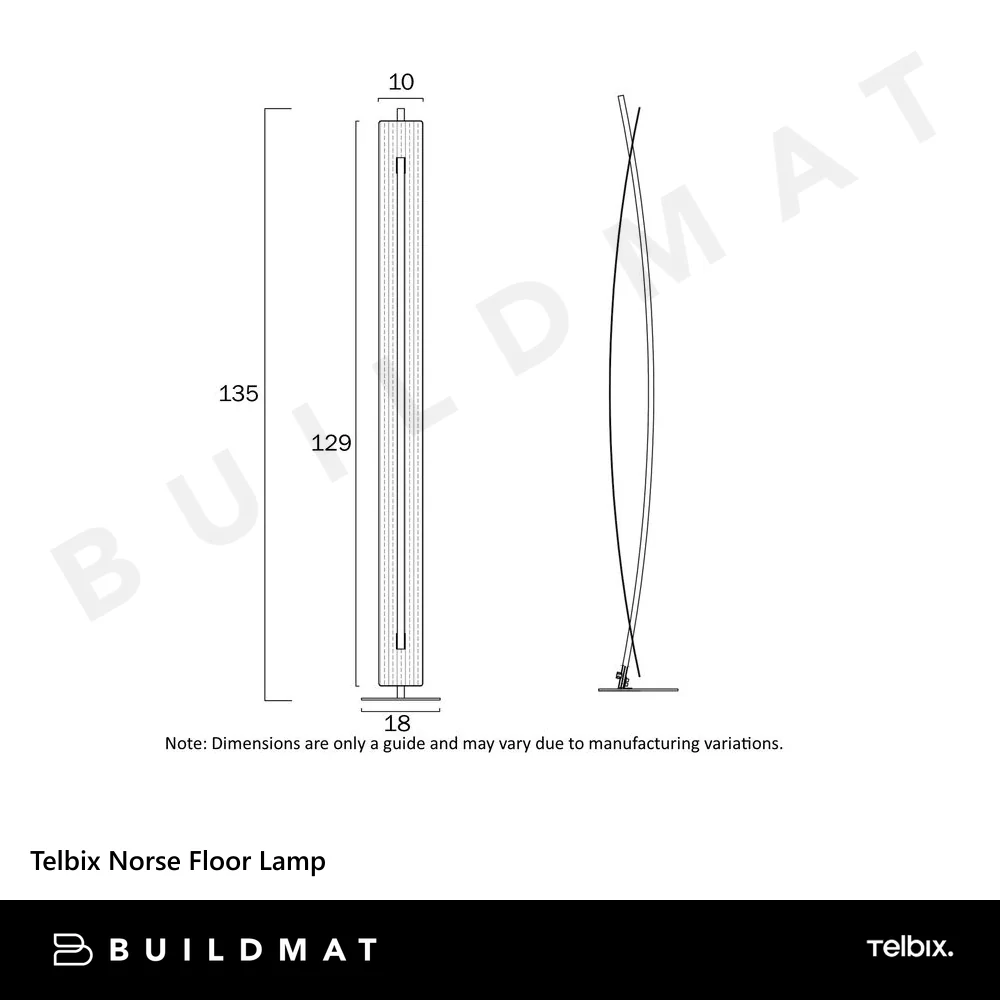 Telbix Norse Floor Lamp Walnut - Image 4