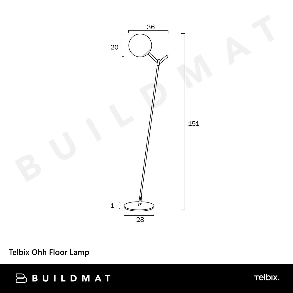 Telbix Ohh Floor Lamp Antique Gold - Image 5