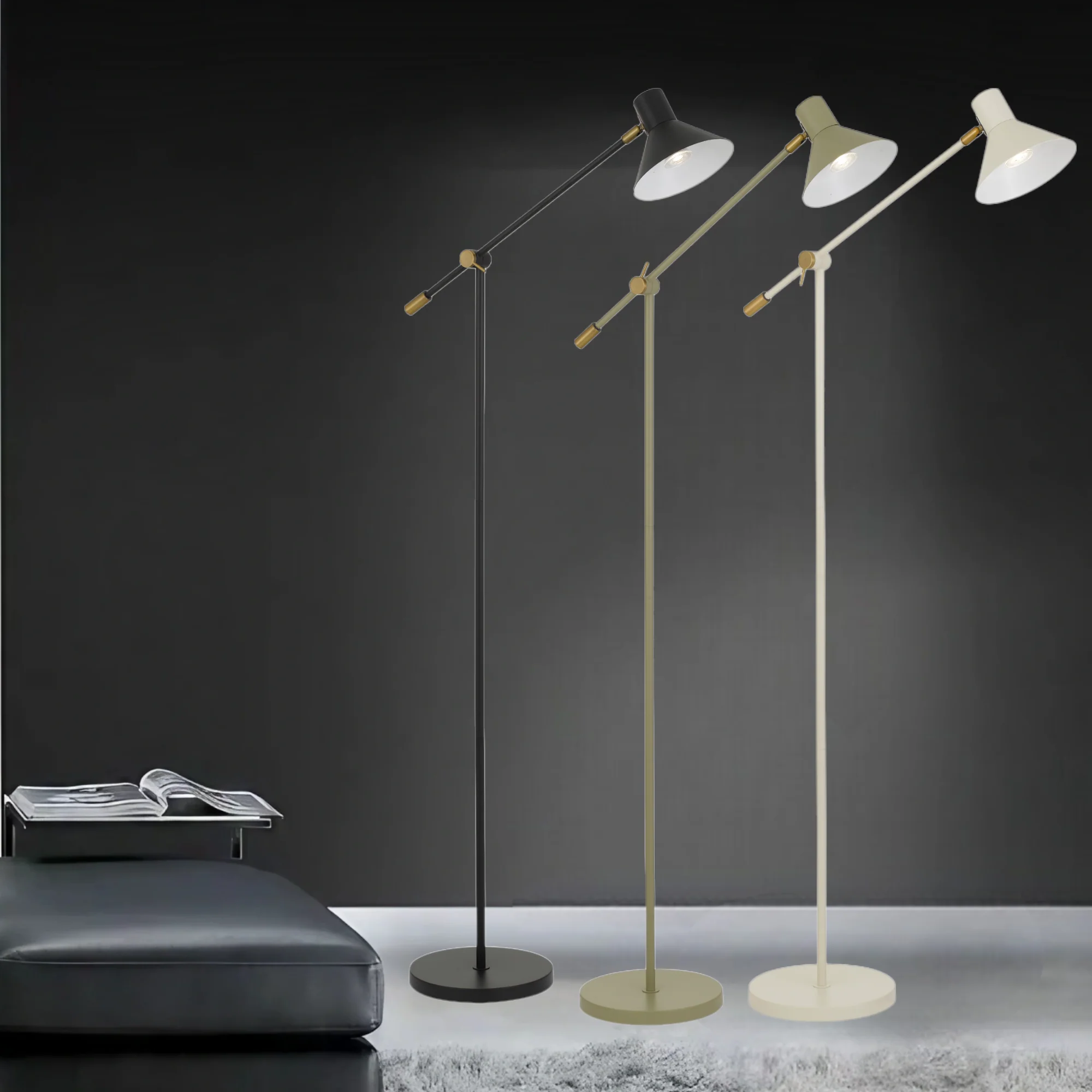 Telbix Olav Floor Lamp Orange - Image 4