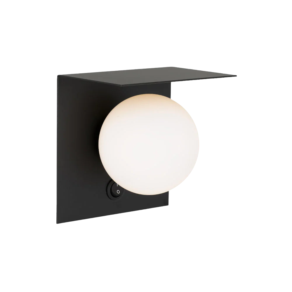 Telbix Olio 1 Light Wall Light Black - Image 5