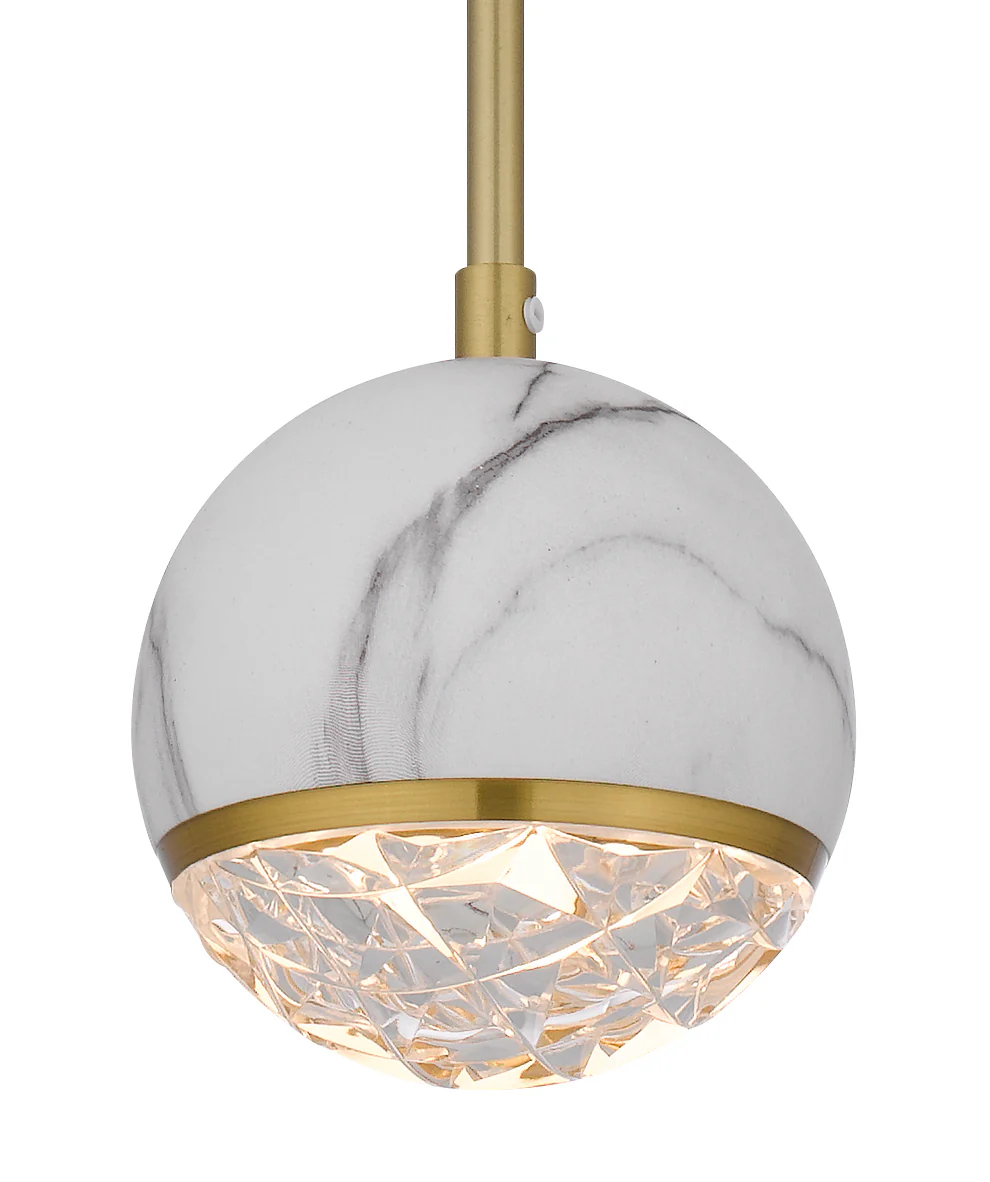 Telbix Oneta 1 Light Pendant White - Image 4