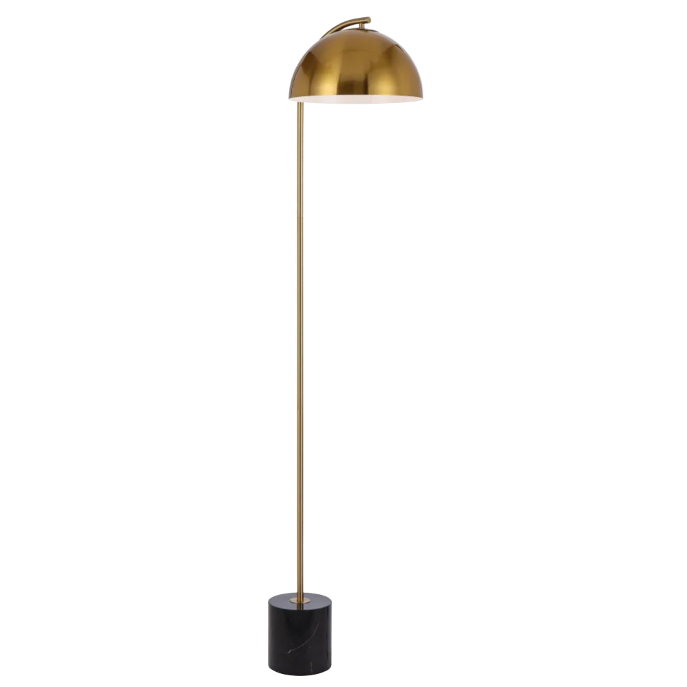 Telbix Ortez Floor Lamp Black Antique Gold - Image 6