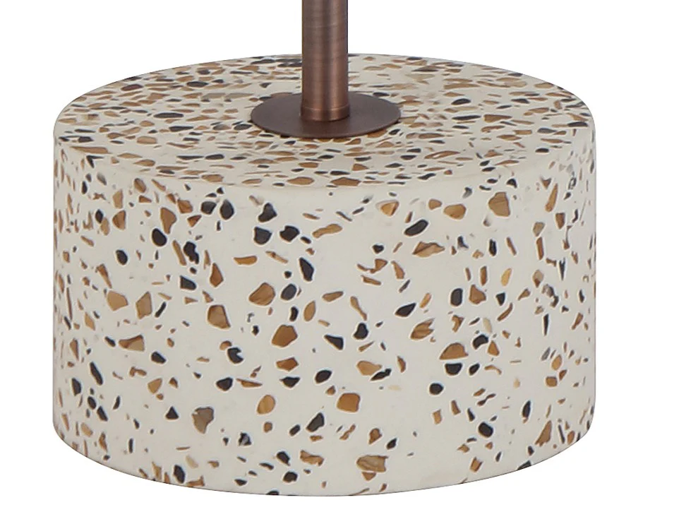 Telbix Ortez Floor Lamp White Terrazzo - Image 4