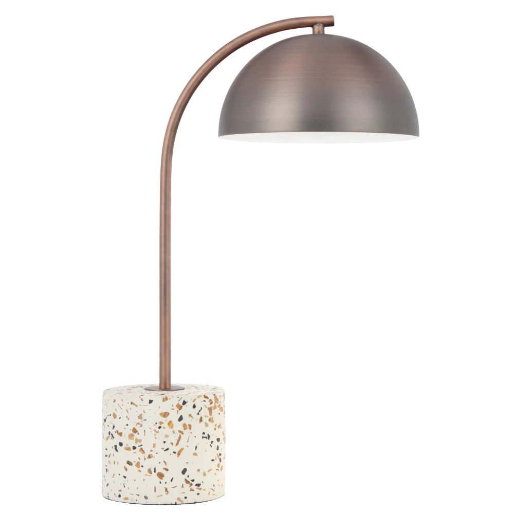 Telbix Ortez Table Lamp White Terrazzo - Image 5