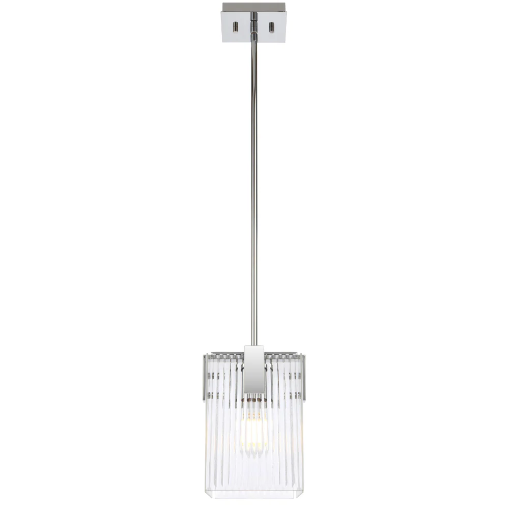 Telbix Pelion 1 Light Pendant Chrome - Image 4