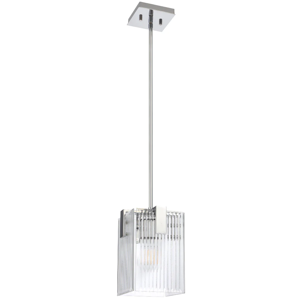 Telbix Pelion 1 Light Pendant Chrome - Image 5