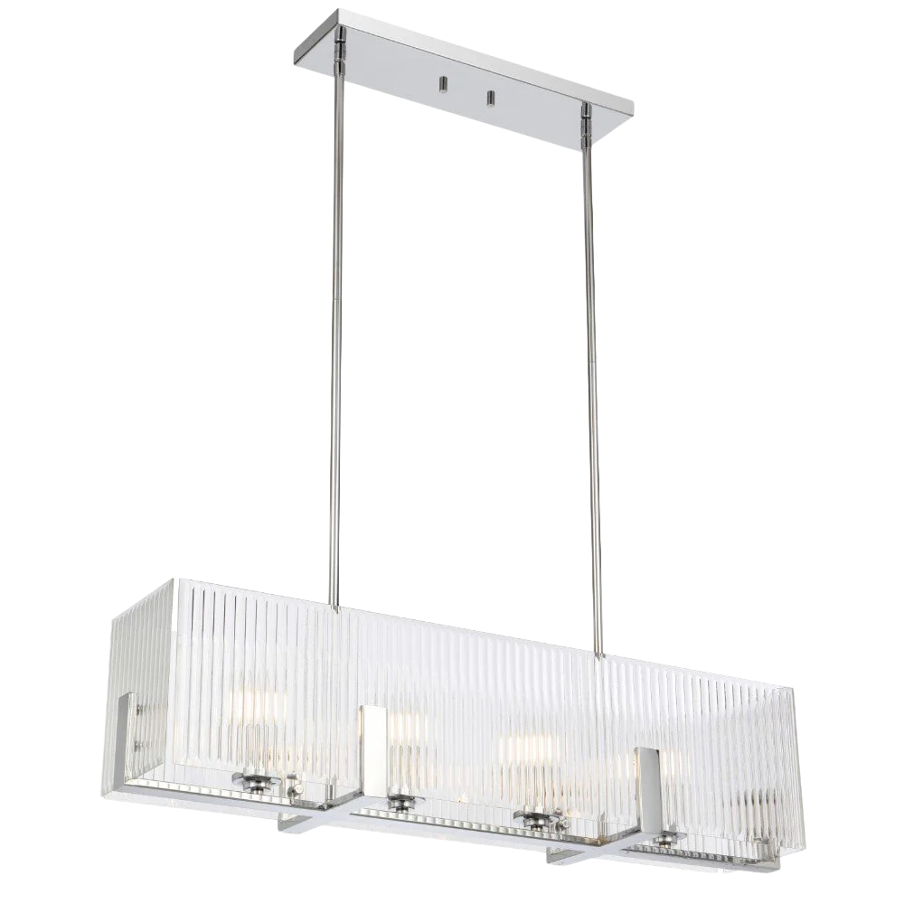 Telbix Pelion 4 Light Pendant Chrome - Image 3