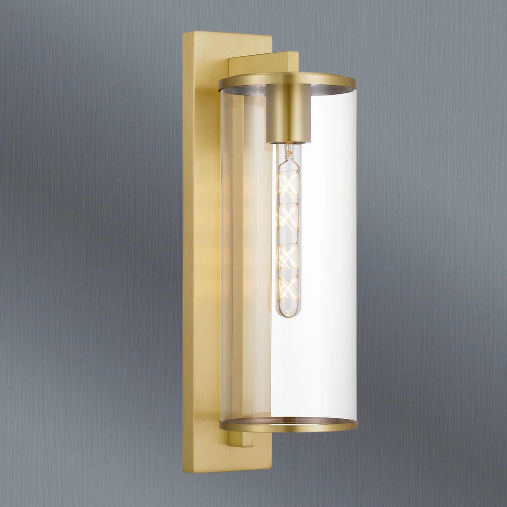 Telbix Perova 50 Exterior Wall Light Brass - Image 2